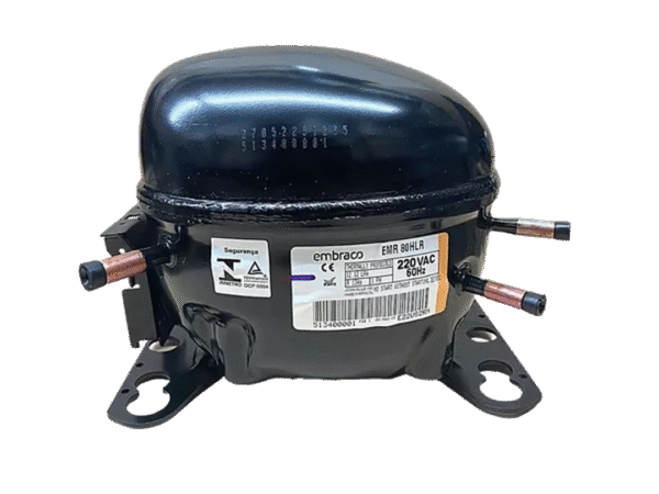 COMPRESSOR 1/4+ EMBRACO EMR80HLR R134A CABECINHA 100269563