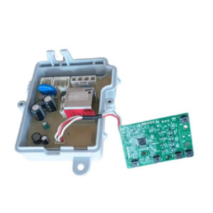 Kit Placa Eletrônica Original Brastemp BWK11ABB Ative 11kg 220V, código W11485343, para substituição e reparo de máquina de lavar. Placa principal em formato retangular verde com múltiplos conectores e componentes eletrônicos.